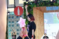 LiSA「めざましライブ」の様子。