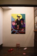 「でんぱ組 .inc 相沢梨紗キュレーションによる美術展 ‒メメ -」の様子。