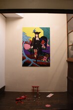 「でんぱ組 .inc 相沢梨紗キュレーションによる美術展 ‒メメ -」の様子。