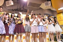 左からRYUTist、ハコイリ▽ムスメ、Peach sugar snow。