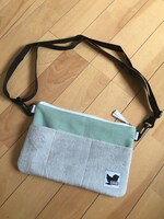 「かえでのフワフワ2TONEショルダーポーチ」見本