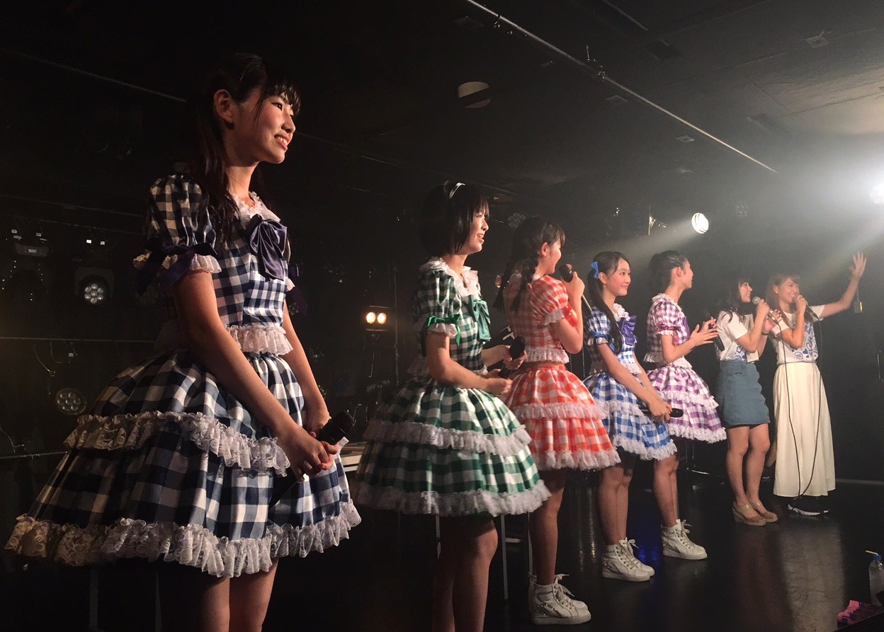 「SUPER☆GiRLS 3期メンバー1st LIVE～初陣～」8月8日公演の様子。