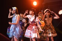 「メインステージ争奪LIVE」を勝ち上がりHOT STAGEに立ったまねきケチャ。