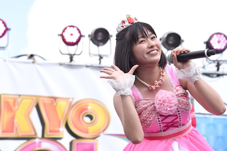 「TOKYO IDOL FESTIVAL 2016」でも初日の朝一番にライブを行った佐々木彩夏。
