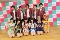 でんぱ組.incとゴスペラーズ。（写真提供：ディアステージ）