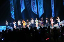 でんぱ組.incとゴスペラーズ。（写真提供：ディアステージ）