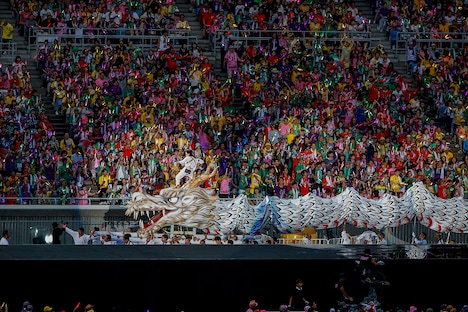 「桃神祭」の様子。 （Photo by HAJIME KAMIIISAKA+Z）