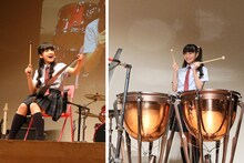 左から山出愛子、麻生真彩。（写真提供：アミューズ）