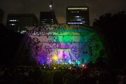 ceroワンマンライブ「Outdoors」日比谷野外大音楽堂公演の様子。