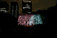 ceroワンマンライブ「Outdoors」日比谷野外大音楽堂公演の様子。