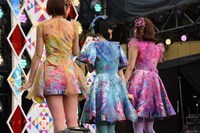 シノバニ衣装の後ろ姿。