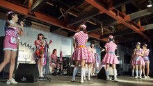 コラボレーションを披露するSilent SirenとPASSPO☆。（写真提供：プラチナム・パスポート）