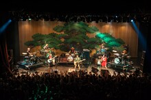 tricot「KABUKU TOUR 2016」東京・赤坂BLITZ公演の様子。（写真提供：KOKOO inc.）