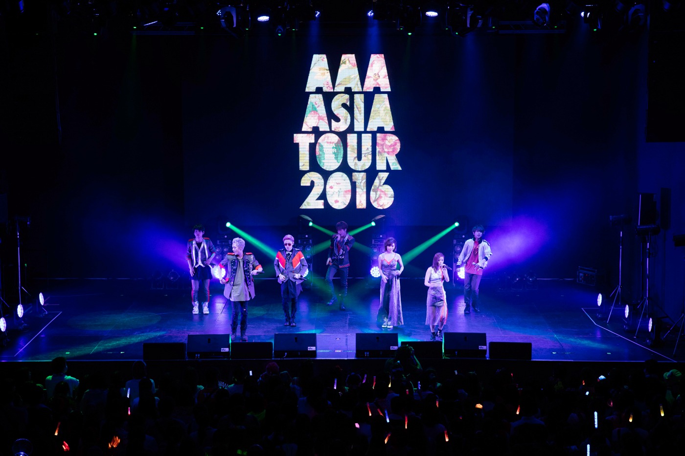 8月13、14日に台湾 台北・ATT SHOW BOXにて2度目のアジアツアーをスタートさせたAAA。（写真提供：エイベックス・ライヴ・クリエイティヴ）