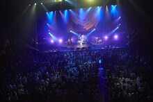 銀杏BOYZ 特別公演「東京の銀杏好きの集まり」の様子。（撮影：村井香）