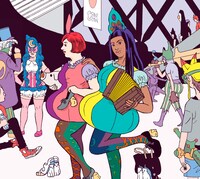 チャラン・ポ・ランタン「借りもの協奏」CD+DVD盤ジャケット