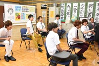 「超特急のふじびじスクール！ガチンコお仕事挑戦スペシャル！」収録の様子。