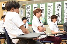 「超特急のふじびじスクール！ガチンコお仕事挑戦スペシャル！」収録の様子。