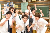 「超特急のふじびじスクール！ガチンコお仕事挑戦スペシャル！」タイトルコール収録の様子。