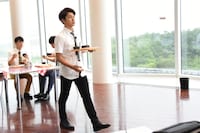 コーイチのスーパープレイ挑戦の様子。