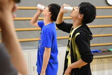 カイのスーパープレイ挑戦の様子。