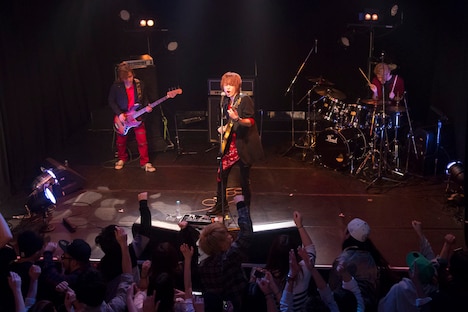 映画「何者」の撮影シーン。