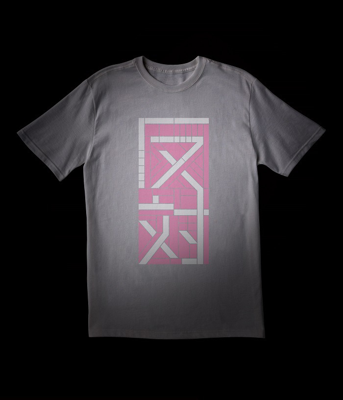 amazarashi「涅槃原則Tシャツ」反対バージョンの表面イメージ図。
