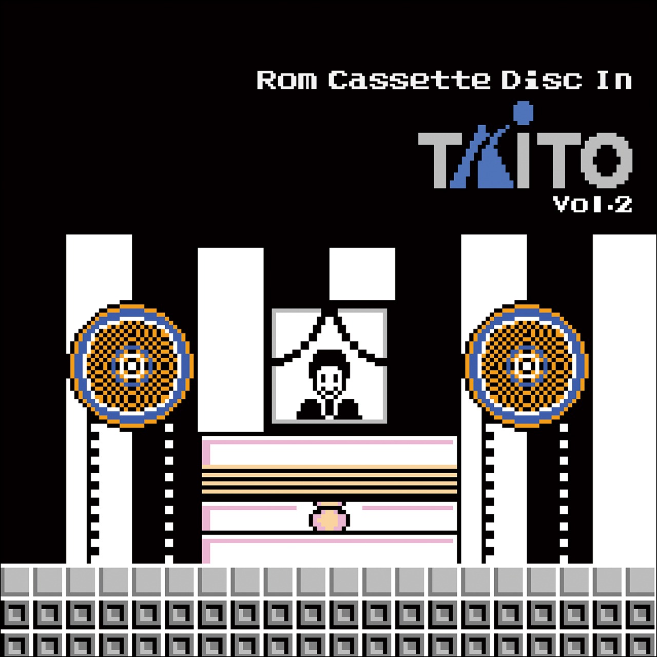 V.A.「Rom Cassette Disc in TAITO Vol.2」ジャケット