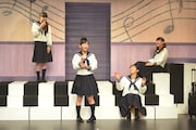 さくら学院「秋桜学園合唱部」ゲネプロの様子。