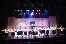 さくら学院「秋桜学園合唱部」ゲネプロの様子。