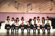 さくら学院「秋桜学園合唱部」ゲネプロの様子。