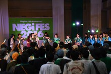 「Negicco 13th Anniversary NEGi FES 2016」フィナーレの様子。