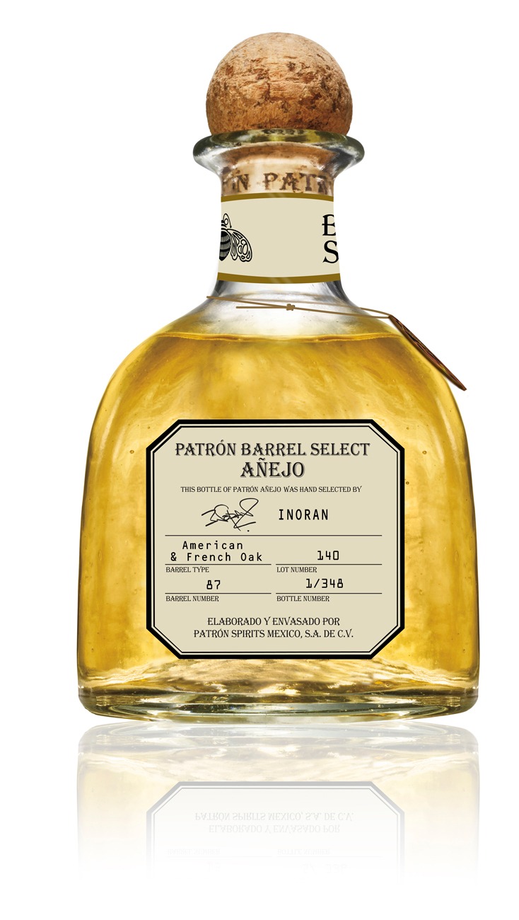 「PATRON バレルセレクト INORANボトル2ndエディション」パッケージビジュアル