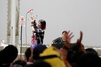 LiSA「Brave Freak Out」リリース記念イベントの様子。（写真提供：アニプレックス）