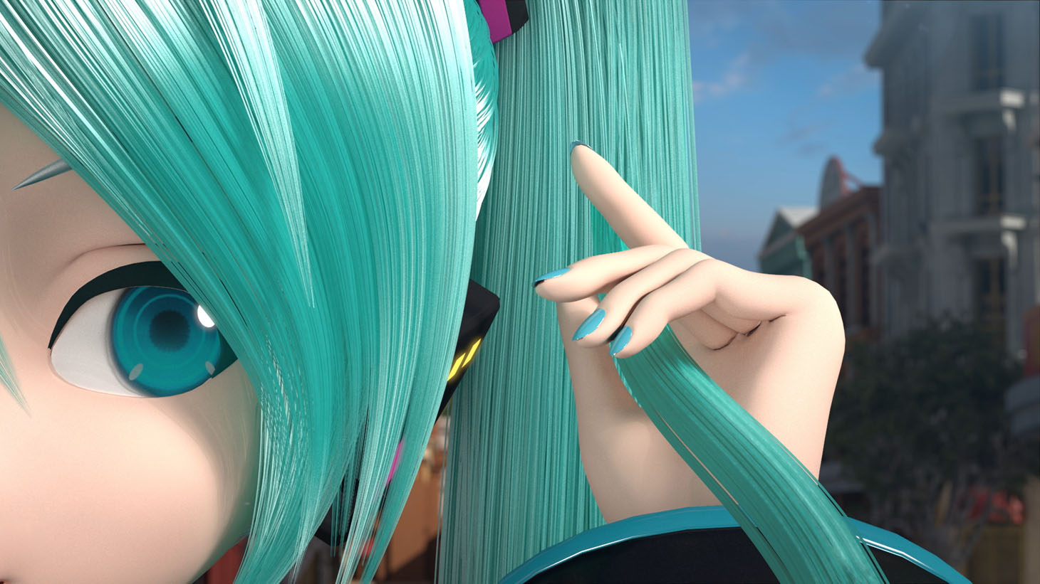 「LUX」CMのワンシーン。(c)SEGA (c)Crypton Future Media, INC. www.piapro.net piapro