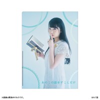 クリアファイルの表面。