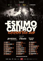「Eskimo Callboy European Tour 2016」フライヤー