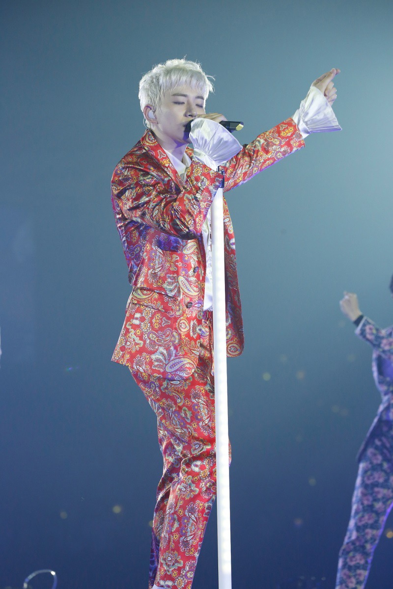 「JUNHO（From 2PM）Solo Tour 2016 "HYPER"」最終公演の様子。（写真提供：EPICレコード）