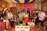 dTVブース「a-nation音楽生特番」でのlol。