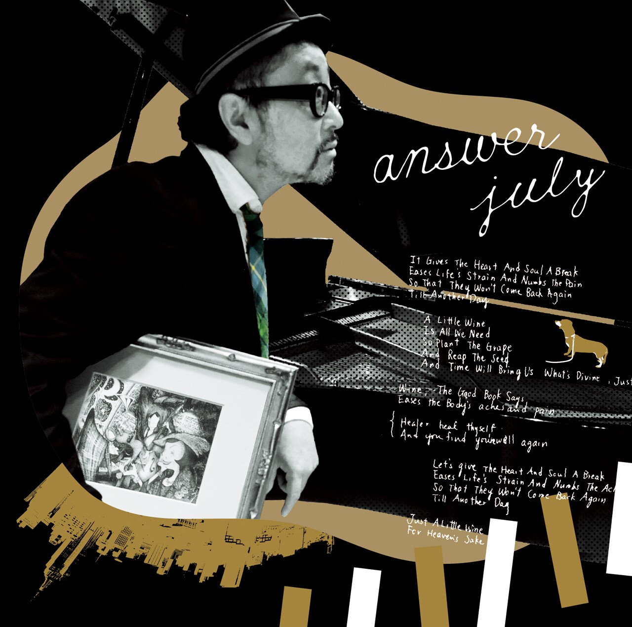 大江千里「Answer July ～Senri Oe Jazz Song Book～」通常盤ジャケット