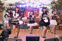 dTVブース「a-nation音楽生特番」でのわーすた。