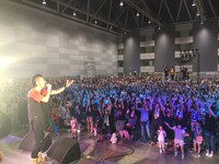 「24時間テレビ 愛は地球を救う」の会場の様子。