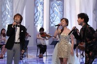 左から藤澤ノリマサ、平原綾香、山崎育三郎。 (c)フジテレビ