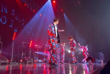 「イケメンサミット2016 SUMMER」でのCUBERSのパフォーマンスの様子。（提供：Bermuda Entertainment Japan）