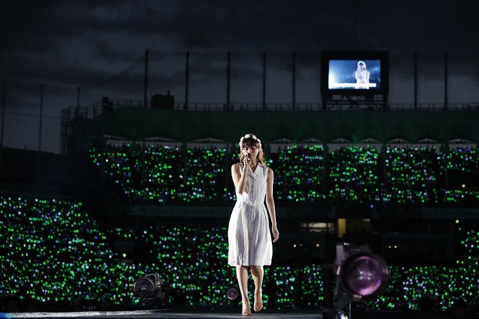 乃木坂　斎藤飛鳥　サインボール　真夏の全国ツアー2014 (8月30日) 齋藤飛鳥が涙、深川センター代役は川後陽菜！乃木坂46怒涛の神宮3DAYS