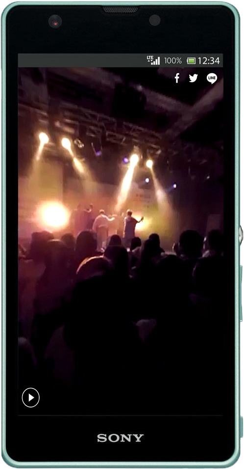 FlowBack「Come A Long Way」ミュージックビデオの鑑賞イメージ。