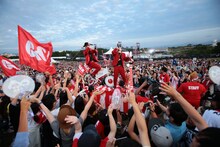 C&Kのライブの様子。（撮影：鳥居 洋介・三浦知也）