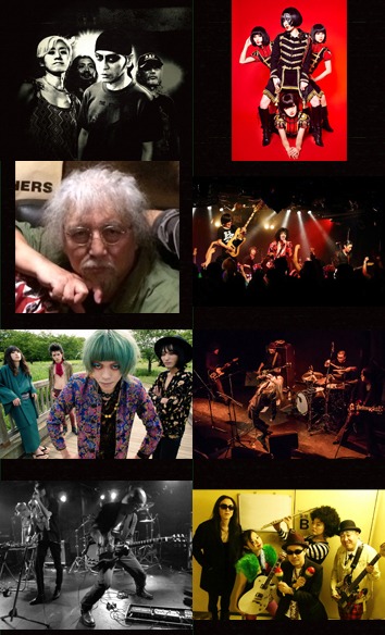 「第六回 真夜中のヘヴィロック・パーティー」出演者一覧