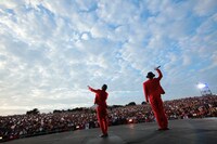 C&Kのライブの様子。（撮影：鳥居 洋介・三浦知也）