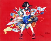 「黒髪ギター少女選手権 -放課後にチャンスは広がっている-」ビジュアル